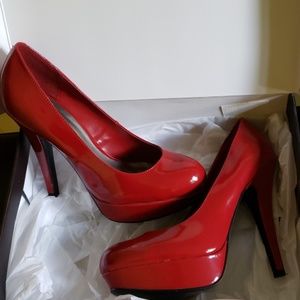 Gorgeous red platforms